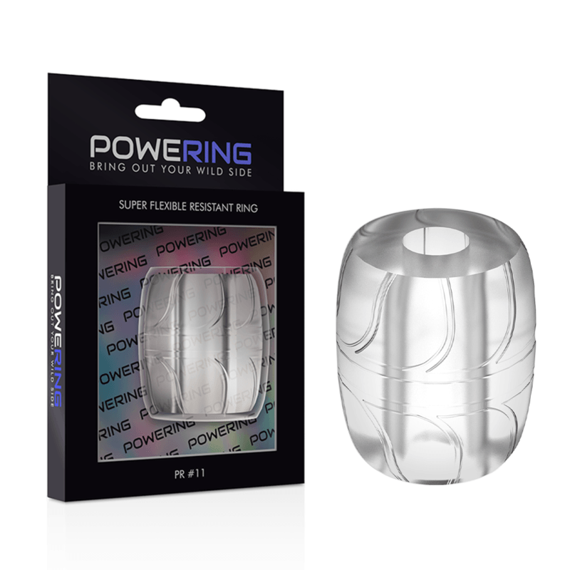 powering anello per pene super flessibile e resistente 5 cm pr11 trasparente