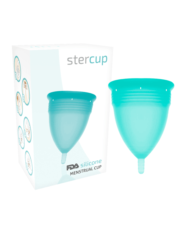 stercup coppa mestruale in silicone fda taglia l acquamarina