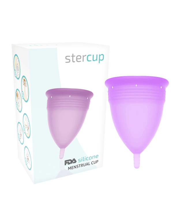 stercup coppa mestruale in silicone fda taglia l lilla