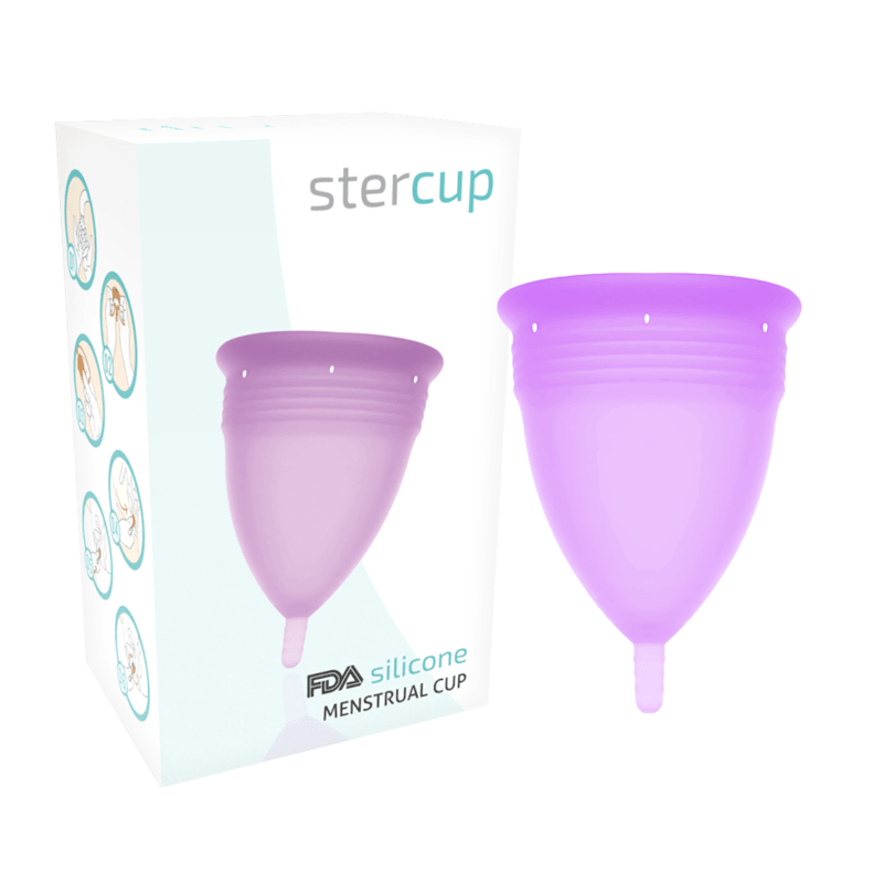 stercup coppa mestruale in silicone fda taglia l lilla