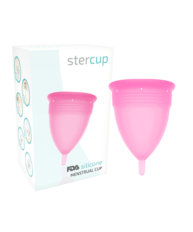 stercup coppa mestruale in silicone fda taglia l rosa