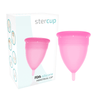 stercup coppa mestruale in silicone fda taglia l rosa