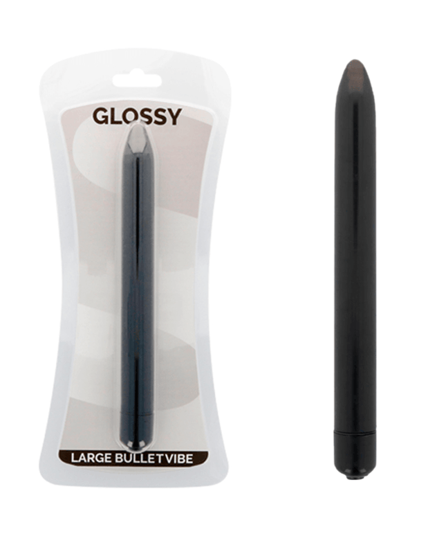 glossy vibratore slim nero
