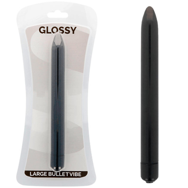 glossy vibratore slim nero