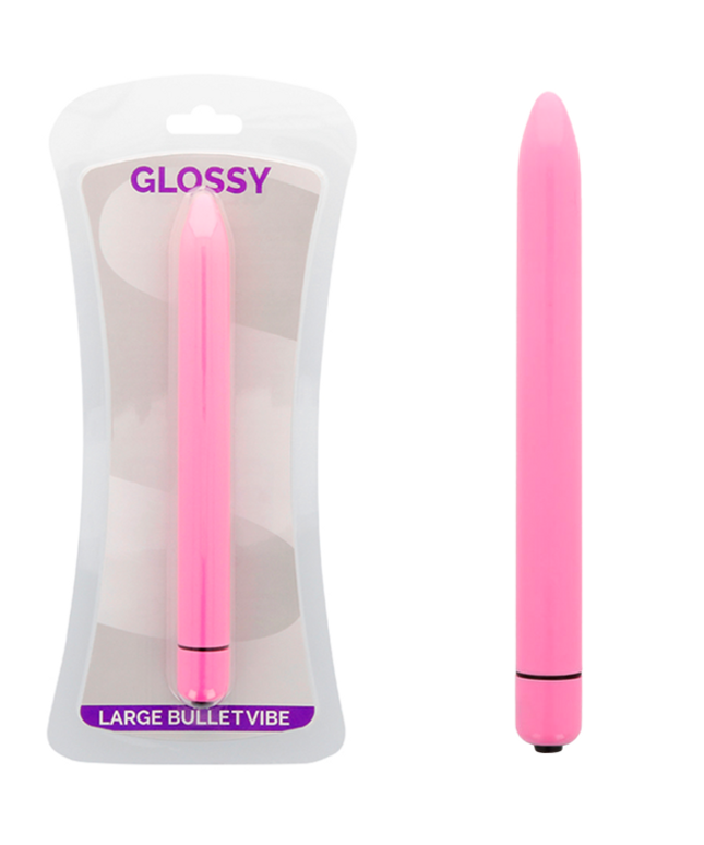 GLOSSY - VIBRATORE SLIM DEEP ROSE
