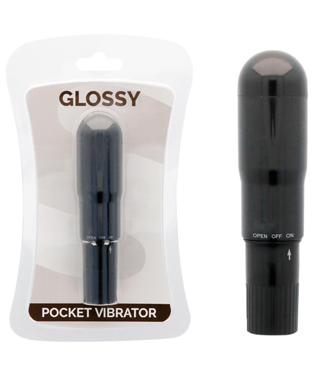 glossy vibratore tascabile nero