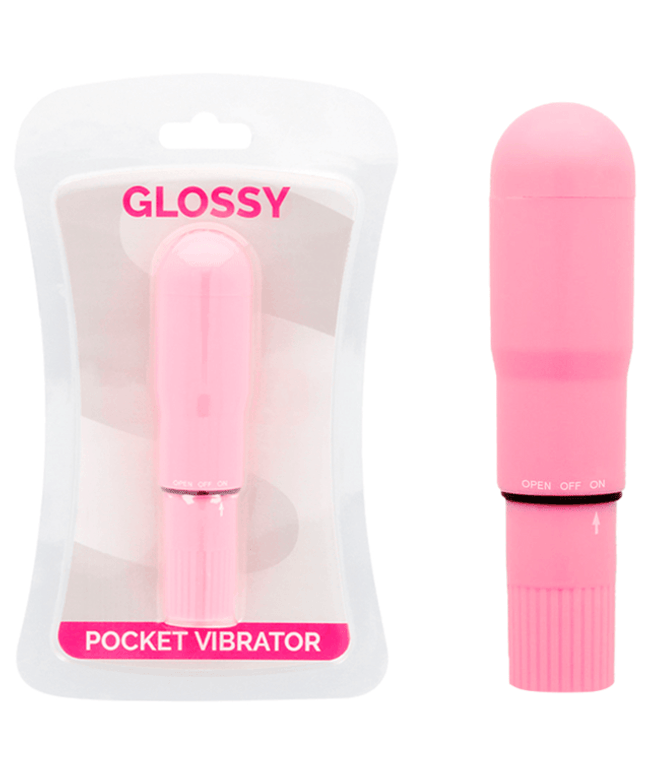glossy vibratore tascabile rosa