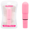 glossy vibratore tascabile rosa