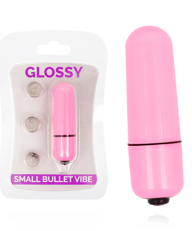 glossy small bullet vibe deep rose