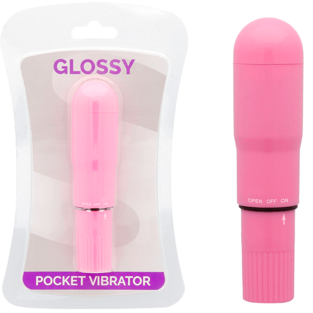 glossy vibratore tascabile deep rose