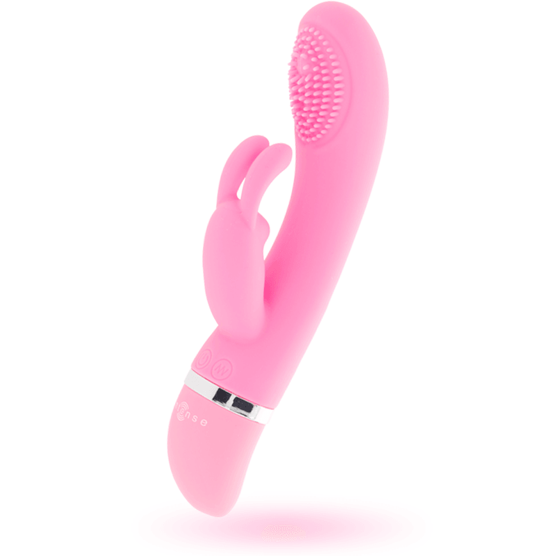 INTENSE - VIBRATORE OSCILLANTE SUSY IN SILICONE ROSA CONIGLIO - Only Vibes