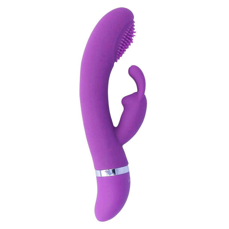 INTENSE - VIBRATORE OSCILLANTE IN SILICONE RABBIT LILLA SUSY - Only Vibes