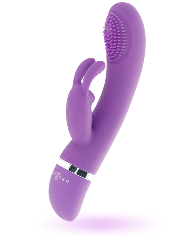 INTENSE - VIBRATORE OSCILLANTE IN SILICONE RABBIT LILLA SUSY - Only Vibes