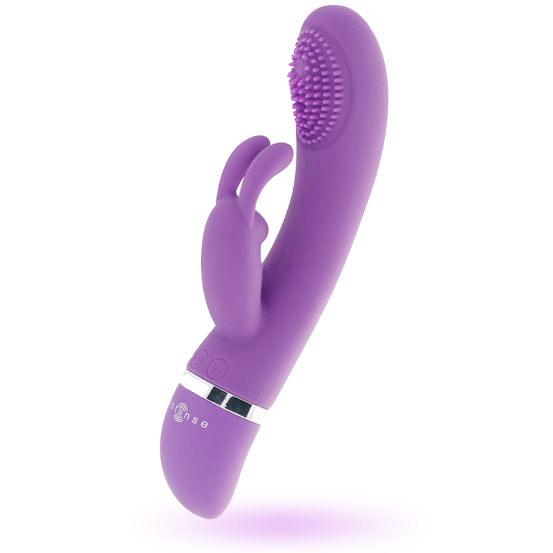 INTENSE - VIBRATORE OSCILLANTE IN SILICONE RABBIT LILLA SUSY - Only Vibes