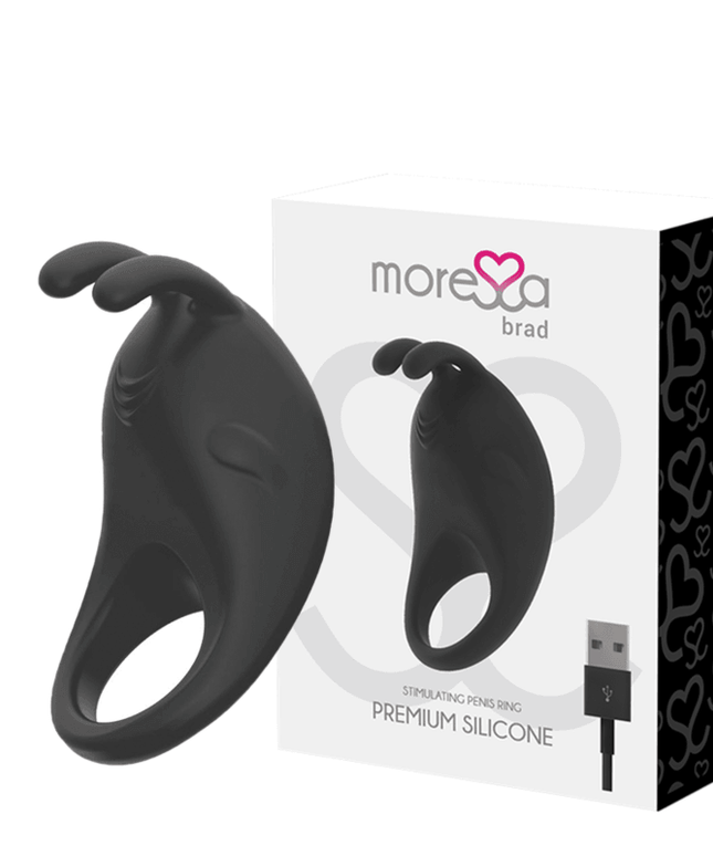 MORESSA - BRAD PREMIUM SILICONE RICARICABILE NERO - Only Vibes