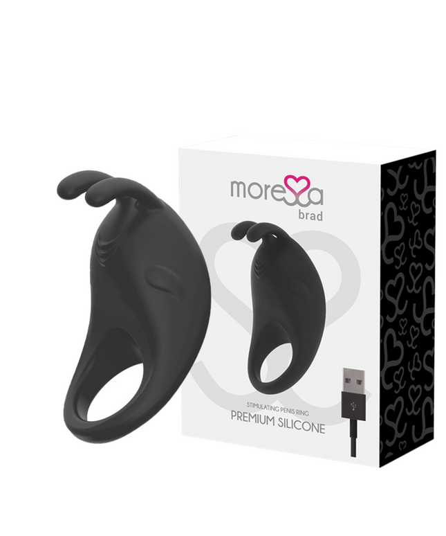 MORESSA - BRAD PREMIUM SILICONE RICARICABILE NERO