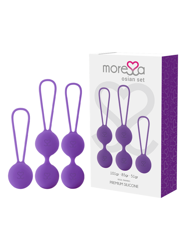 MORESSA - OSIAN SET PREMIUM IN SILICONE LILLA - Only Vibes