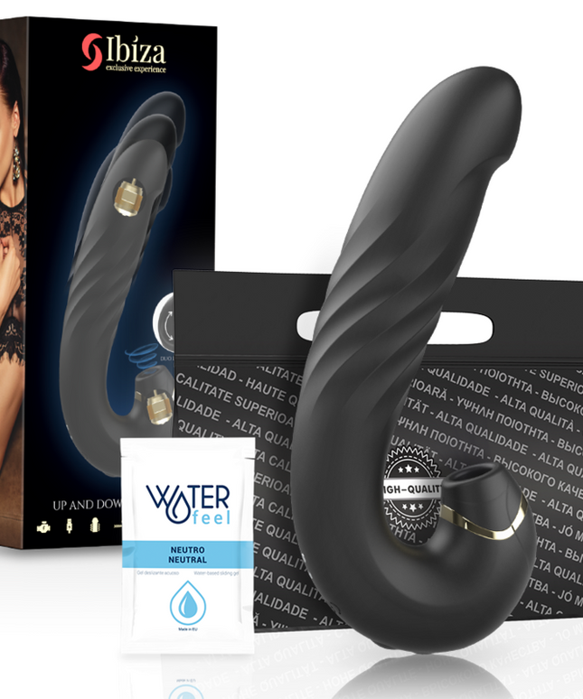 IBIZA - CLIP SU E GIÙ + VIBRATORE + VENTOSA CLITORIDE