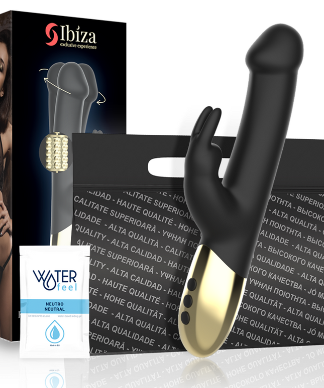 IBIZA - VIBRATORE ROTANTE A CONIGLIO