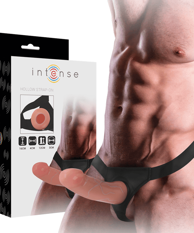intense imbracatura cava con dildo 16 x 3 cm