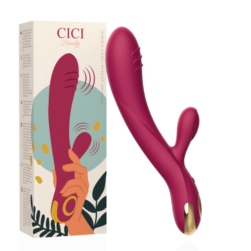 cici beauty vibratore coniglio in silicone premium