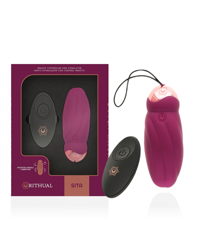 RITHUAL - SITA EGG TELECOMANDO ROTAZIONE PERLINE + VIBRAZIONE