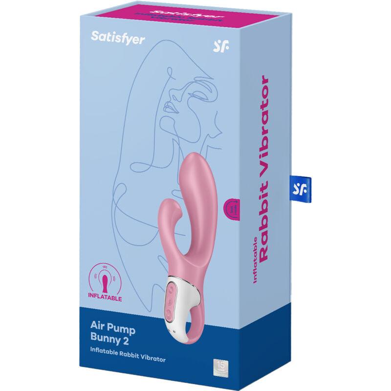 satisfyer pompa ad aria bunny 2 rosa