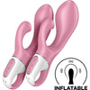 satisfyer pompa ad aria bunny 2 rosa