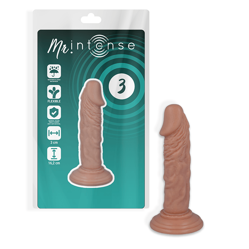 MR INTENSE - 3 PENE REALISTICO 16.2 CM -O- 3 CM - Only Vibes