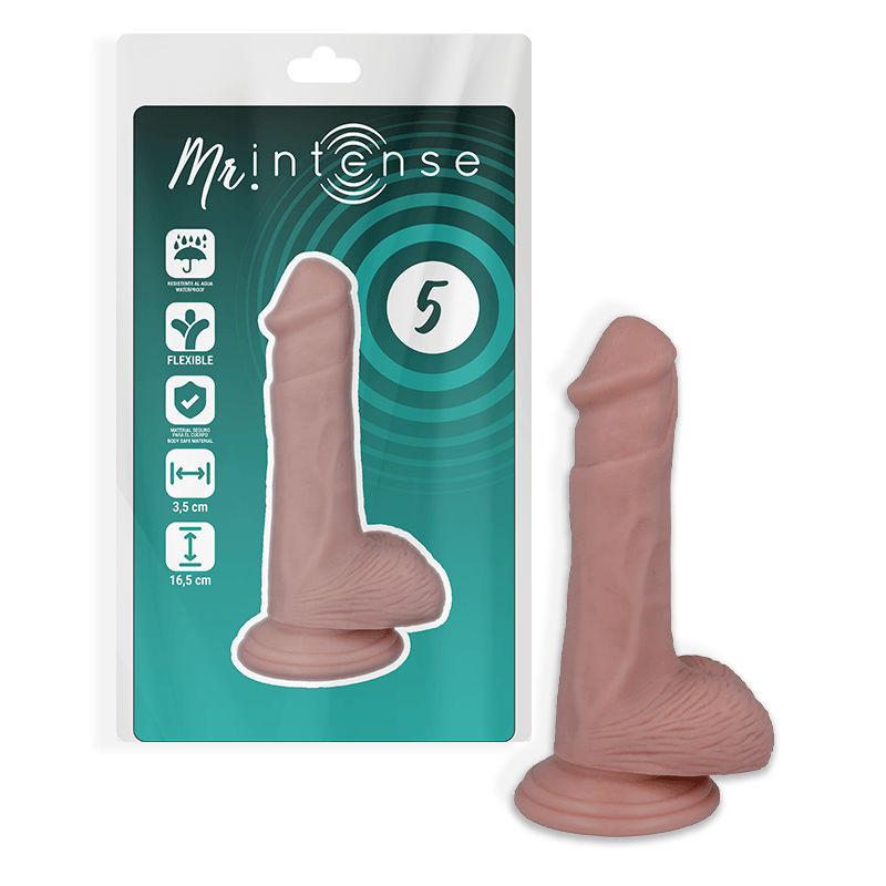 MR INTENSE - 5 PENE REALISTICO 16.5 CM -O- 3.5 CM - Only Vibes