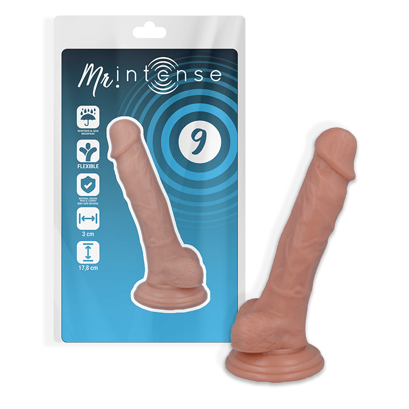 MR INTENSE - 9 PENE REALISTICO 17.8 CM -O- 3 CM - Only Vibes