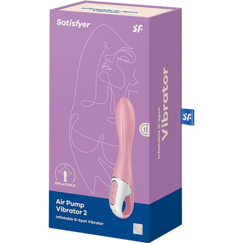 satisfyer vibratore pompa aria 2 rosa