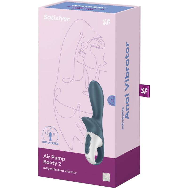 satisfyer air pump booty 2 grigio scuro