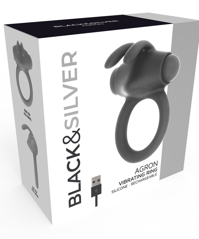 BLACK&SILVER - ANELLO AGRON 2.O