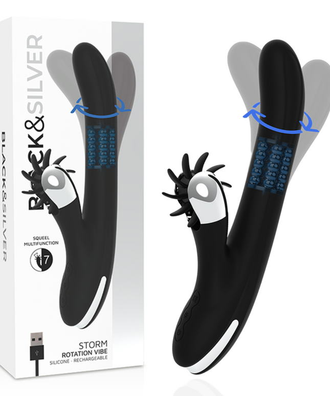 BLACK&SILVER - VIBRAZIONE DI ROTAZIONE DI BUNNY STORM