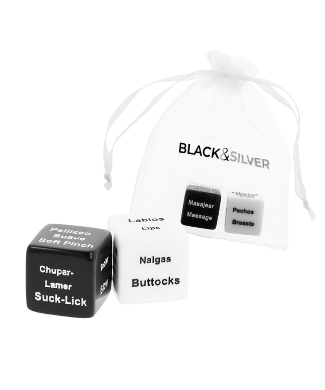 BLACK&SILVER - DADI PER COPPIE ES/EN