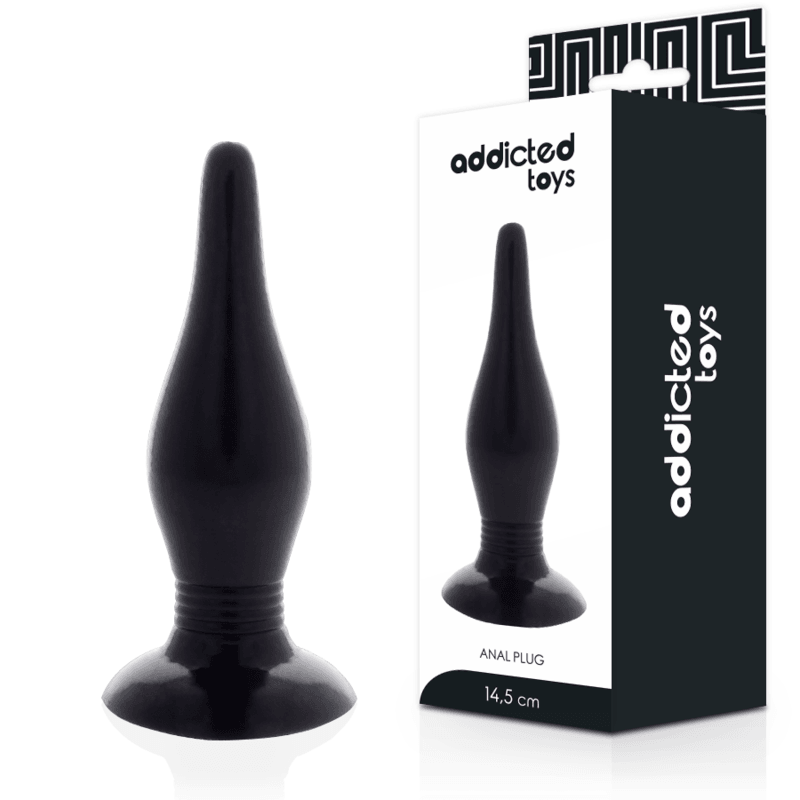 addicted toys plug anale 14 5 cm nero