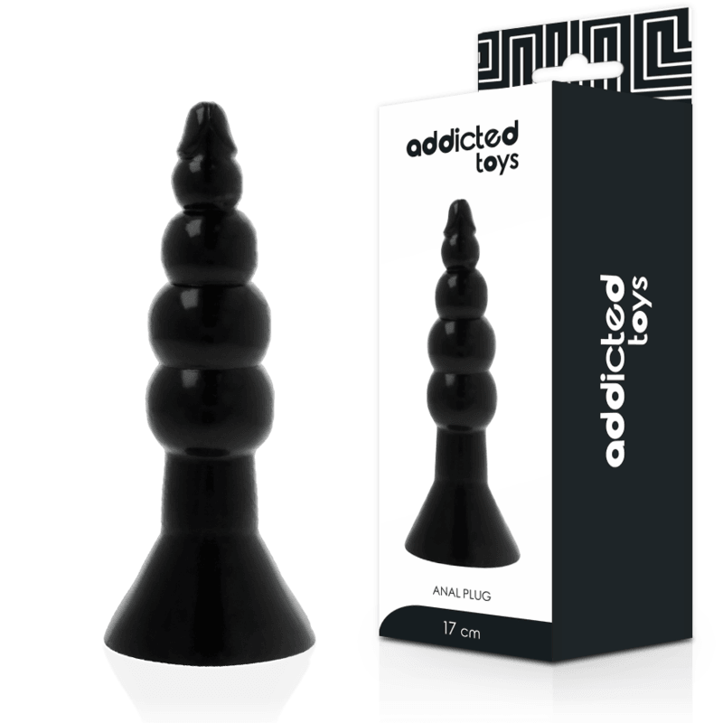 addicted toys plug anale 17 cm nero