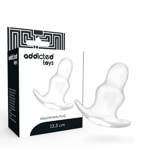 addicted toys dilatatore anale grande 13 cm trasparente