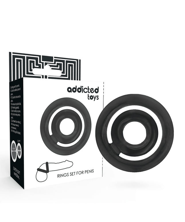 addicted toys potenz c ring pene nero