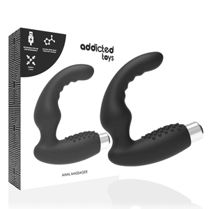 addicted toys vibratore prostatico ricaricabile modello 2 nero