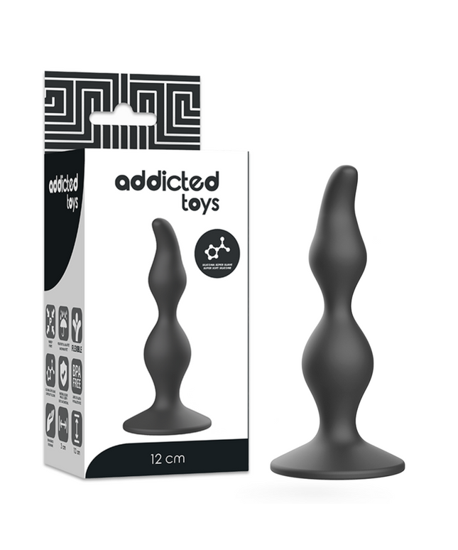 ADDICTED TOYS - PLUG SESSUALE ANALE 12 CM NERO