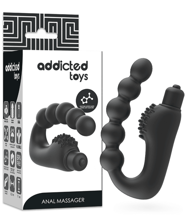 addicted toys massaggiatore anale prostatico con vibrazione