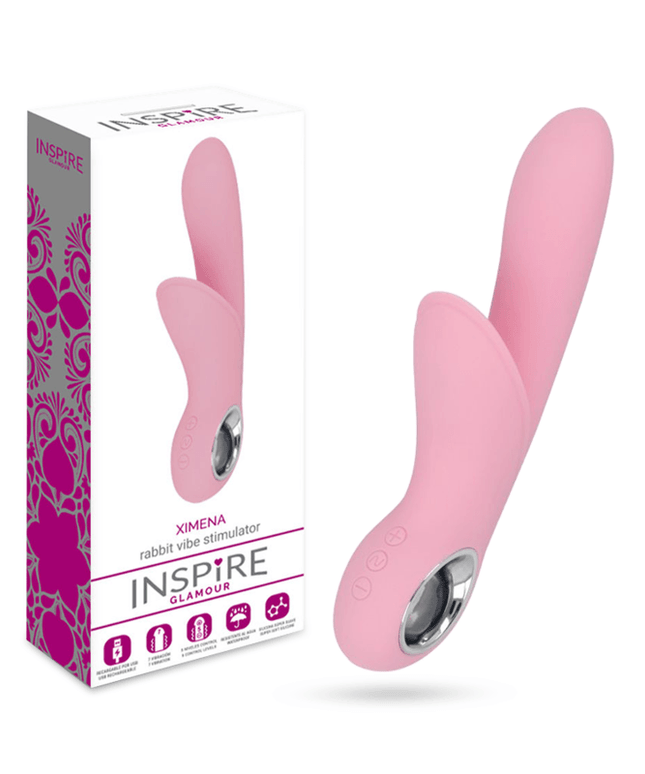 inspire glamour ximena rabbit pink