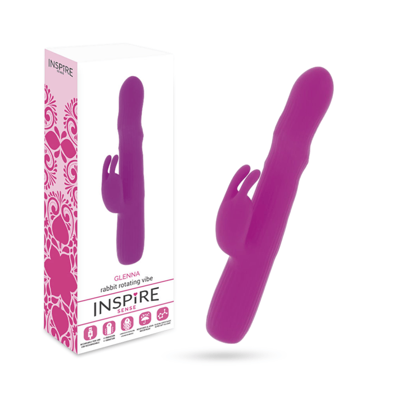 inspire sense glenna vibrator rabbit purple