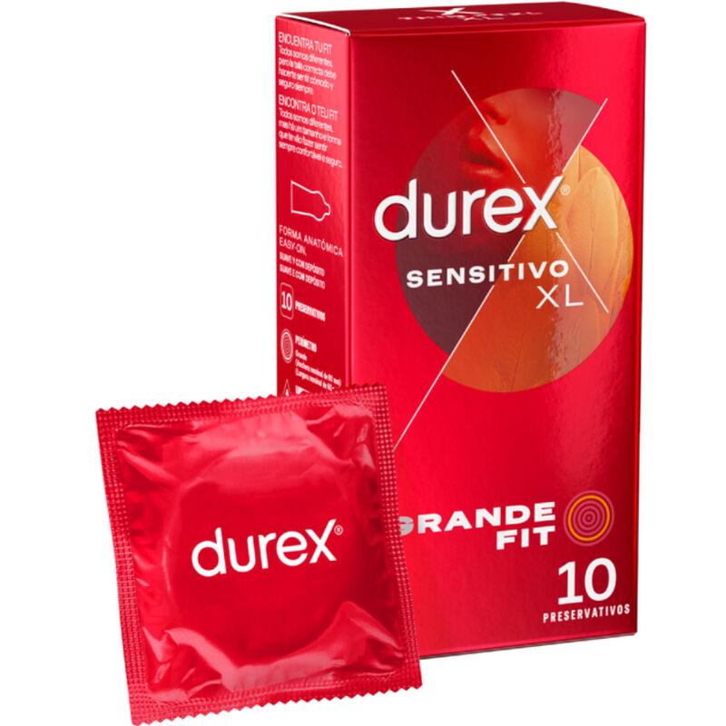 durex preservativi sensitive xl 10 unita