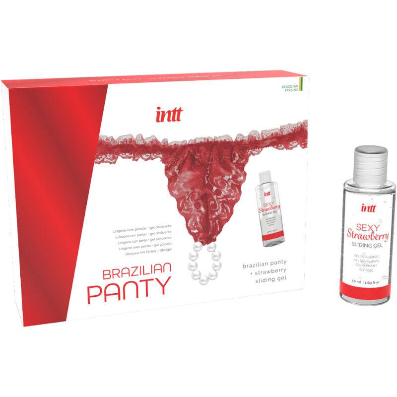 intt releases brasiliana rossa con perle e gel lubrificante 50 ml