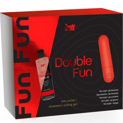 intt releases kit doppio divertimento con bullet vibrante e gel da massaggio alla fragola