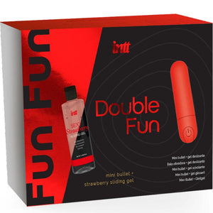 intt releases kit doppio divertimento con bullet vibrante e gel da massaggio alla fragola