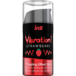 intt potente gel vibrante liquido stimolante intimo fragola 15 ml